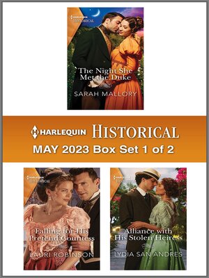 cover image of Harlequin Historical May 2023--Box Set 1 of 2